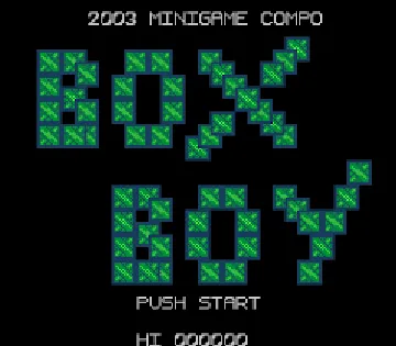 Box Boy (World) (Aftermarket) (Homebrew) screen shot title